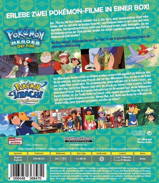 Produktbild: Pok&eacute;mon 5 / Pok&eacute;mon 6 - Doppelpack [2 BRs]