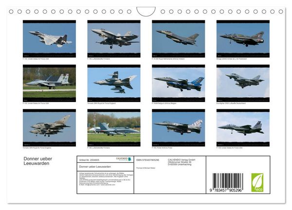 Produktbild: Donner ueber Leeuwarden (Wandkalender 2026 DIN A4 quer), CALVENDO Monatskalender