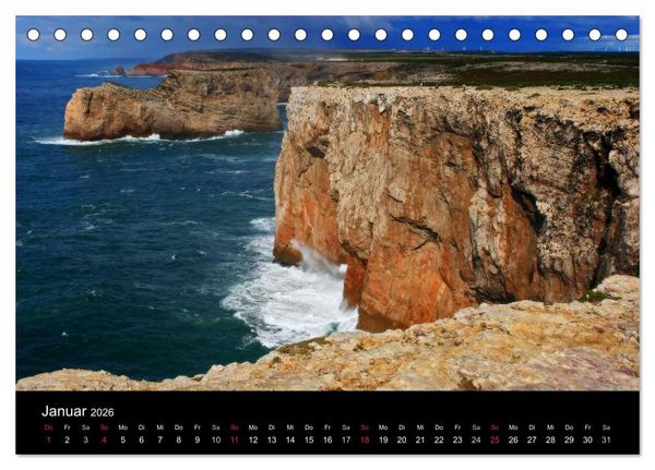 Produktbild: Zauber der Algarve (Tischkalender 2026 DIN A5 quer), CALVENDO Monatskalender