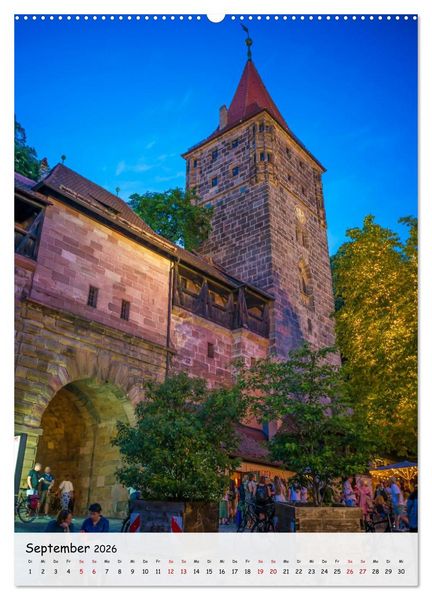 Produktbild: N&uuml;rnberg - Die faszinierende historische Altstadt (hochwertiger Premium Wandkalender 2026 DIN A2 hoch), Kunstdruck in Hochglanz
