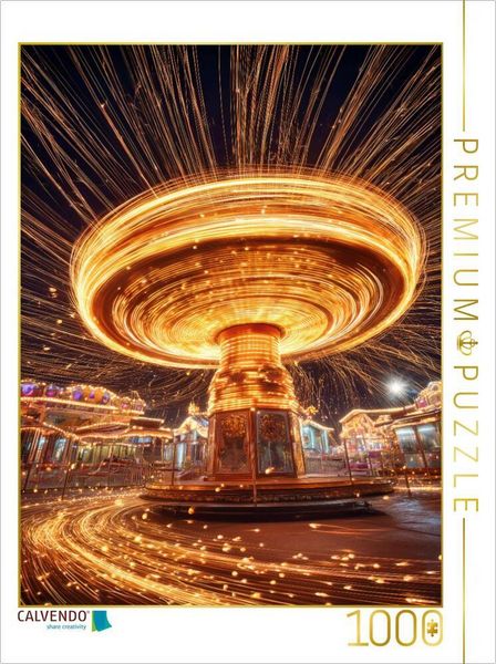 Produktbild: CALVENDO Puzzle Ein Motiv aus dem Kalender Lichtkarussell | 1000 Teile Lege-Gr&ouml;&szlig;e 64x48cm Foto-Puzzle f&uuml;r gl&uuml;ckliche Stunden