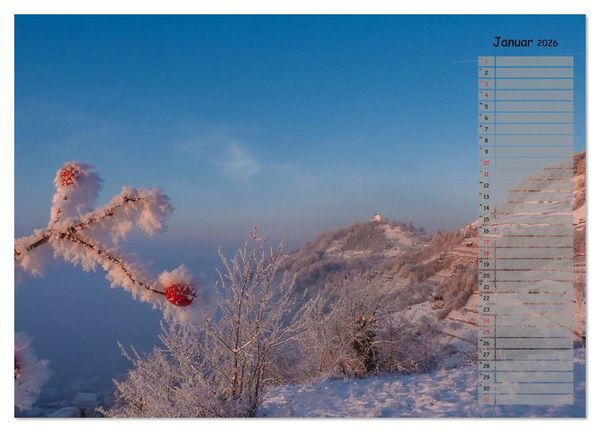 Produktbild: Rund um die Wurmlinger Kapelle (Wandkalender 2026 DIN A2 quer), CALVENDO Monatskalender
