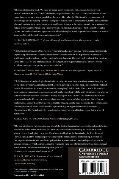 Produktbild: Global Outsourcing and Offshoring