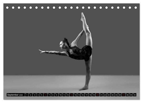 Produktbild: Rhythmisch Sportgymnastik - Alyssa (Tischkalender 2026 DIN A5 quer), CALVENDO Monatskalender