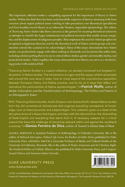Produktbild: Theorizing Native Studies