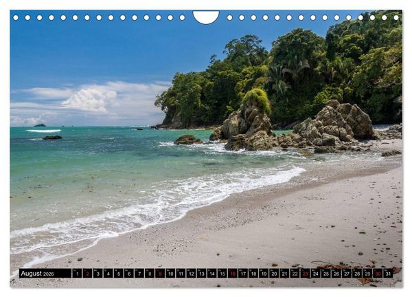 Produktbild: COSTA RICA Farben und Licht (Wandkalender 2026 DIN A4 quer), CALVENDO Monatskalender