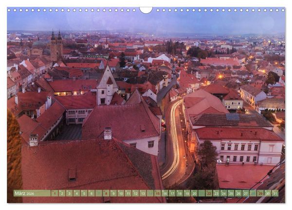 Produktbild: Zauberhaftes Sibiu - Die Perle Siebenb&uuml;rgens in Rum&auml;nien (Wandkalender 2026 DIN A3 quer), CALVENDO Monatskalender