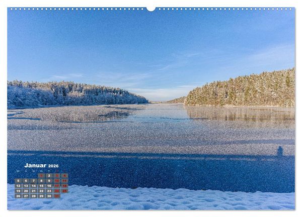 Produktbild: Vogtland - von Klingenthal bis G&ouml;ltzschtal (hochwertiger Premium Wandkalender 2026 DIN A2 quer), Kunstdruck in Hochglanz
