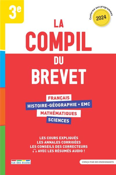 Produktbild: Compil Brevet; la Compil du Brevet 2024: Tous les Outils, Toutes les