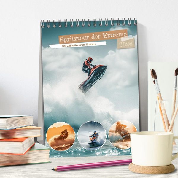 Produktbild: Spritztour der Extreme (Tischkalender 2026 DIN A5 hoch), CALVENDO Monatskalender