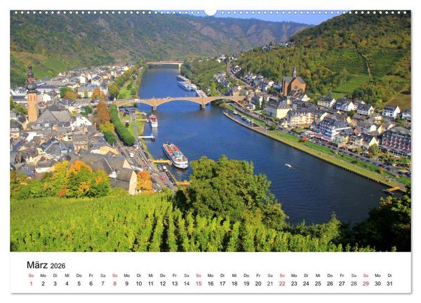 Produktbild: Cochem - Eine Perle an der Mosel (Wandkalender 2026 DIN A2 quer), CALVENDO Monatskalender