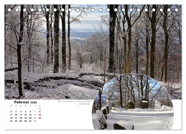 Produktbild: Der Grimmsteig (Tischkalender 2026 DIN A5 quer), CALVENDO Monatskalender