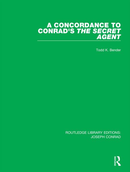 Produktbild: A Concordance to Conrad's The Secret Agent