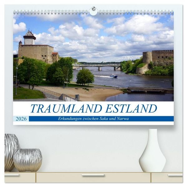 Produktbild: Traumland Estland - Erkundungen zwischen Saka und Narva (hochwertiger Premium Wandkalender 2026 DIN A2 quer), Kunstdruck in Hochglanz