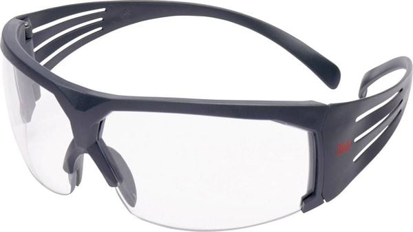 3M SecureFit SF601SGAFFI Schutzbrille mit Antibeschlag-Schutz Grau