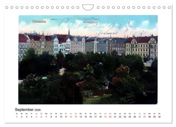 Produktbild: Gr&uuml;&szlig;e aus Chemnitz (Wandkalender 2026 DIN A4 quer), CALVENDO Monatskalender