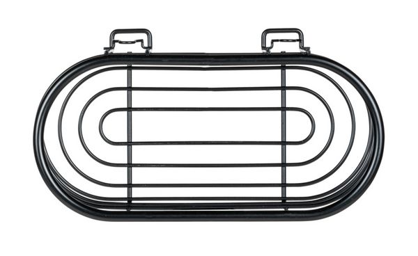Produktbild: Edelstahl Wandablage Mod. Trestina Schwarz, hochwertiger Rostschutz