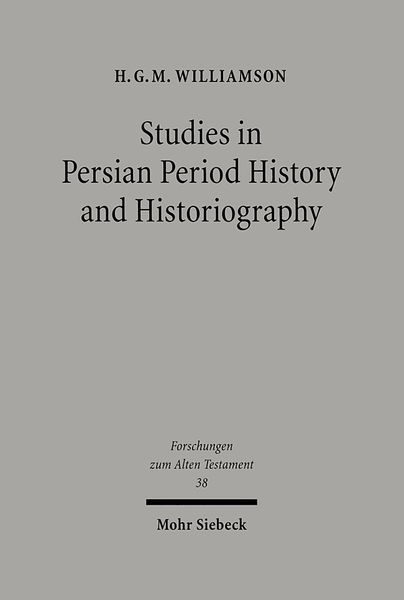 Produktbild: Studies in Persian Period History and Historiography