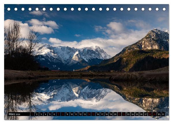 Produktbild: Werdenfelser Land (Tischkalender 2026 DIN A5 quer), CALVENDO Monatskalender
