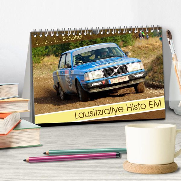 Produktbild: Lausitzrallye Histo EM (Tischkalender 2026 DIN A5 quer), CALVENDO Monatskalender