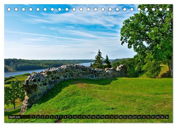 Produktbild: Bezauberndes Estland (Tischkalender 2026 DIN A5 quer), CALVENDO Monatskalender