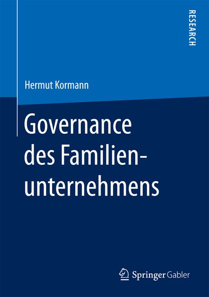 Produktbild: Governance des Familienunternehmens