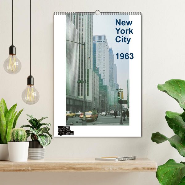 Produktbild: New York City 1963 (Wandkalender 2026 DIN A2 hoch), CALVENDO Monatskalender