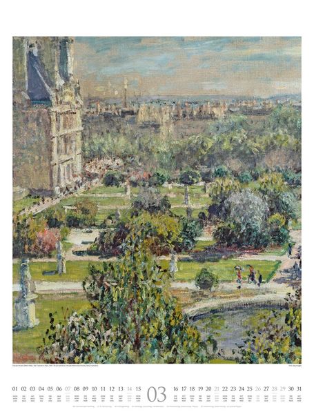 Produktbild: Claude Monet Kalender 2027 | Farbe und Licht