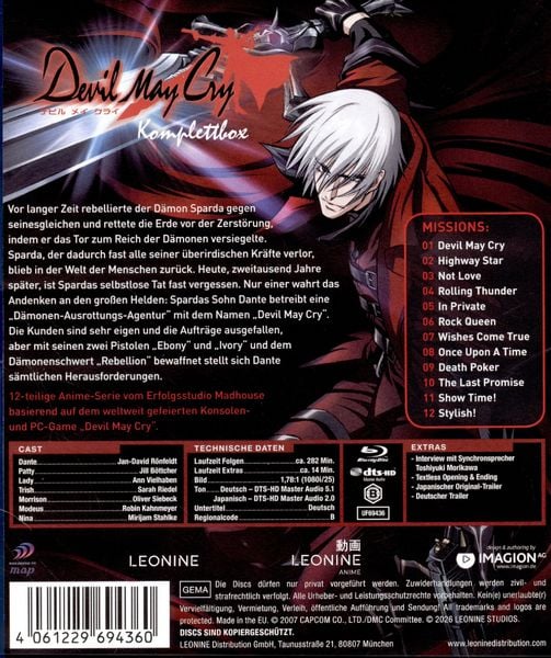 Produktbild: Devil May Cry - Komplettbox [2 BRs]