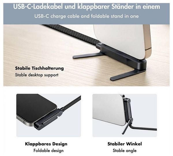 Produktbild: LogiLink USB-C&reg; Kabel USB 2.0 USB-C&reg; Stecker 1.5 m Schwarz CU0450