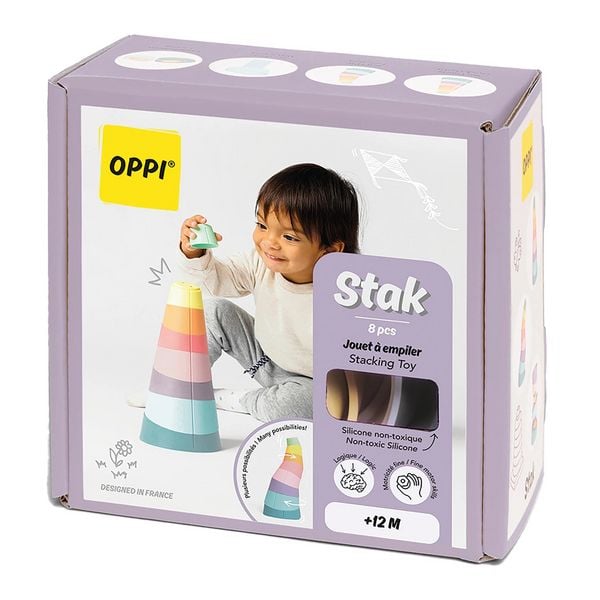 Produktbild: OPPI TOYS - Stak Stapelturm