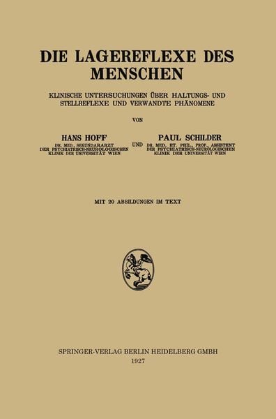 Produktbild: Die Lagereflexe des Menschen