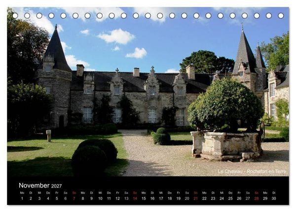 Produktbild: Bretagne - Zwischen Meer und Geschichte (Tischkalender 2027 DIN A5 quer), CALVENDO Monatskalender