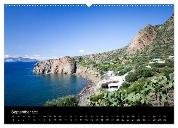 Produktbild: Liparische Inseln (hochwertiger Premium Wandkalender 2026 DIN A2 quer), Kunstdruck in Hochglanz