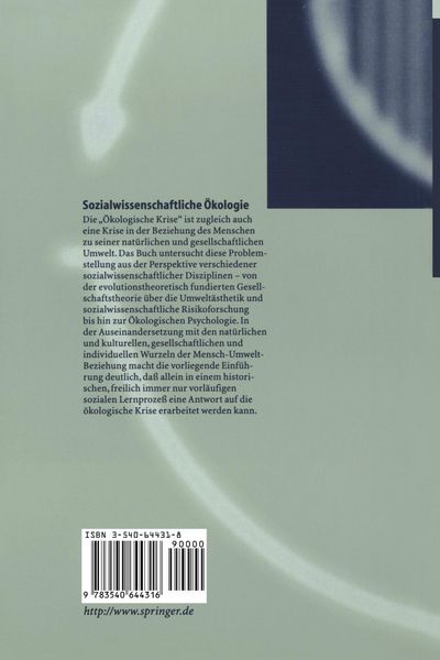 Produktbild: Sozialwissenschaftliche &Ouml;kologie