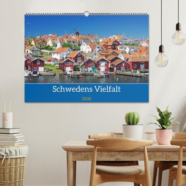 Produktbild: Schwedens Vielfalt (Wandkalender 2026 DIN A2 quer), CALVENDO Monatskalender