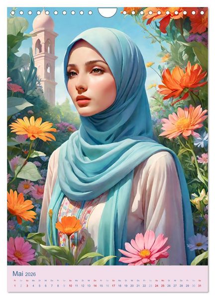 Produktbild: Stolze Muslima (Wandkalender 2026 DIN A4 hoch), CALVENDO Monatskalender