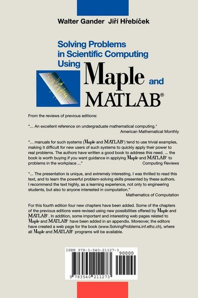 Produktbild: Solving Problems in Scientific Computing Using Maple and MATLAB&reg;