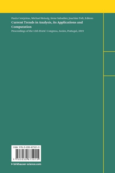 Produktbild: Current Trends in Analysis, its Applications and Computation
