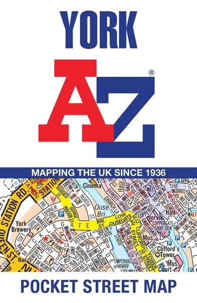 Produktbild: York A-Z Pocket Street Map