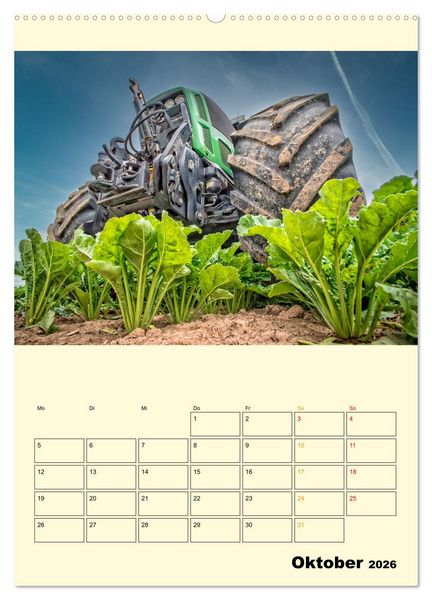 Produktbild: Traktor Giganten (Wandkalender 2026 DIN A2 hoch), CALVENDO Monatskalender