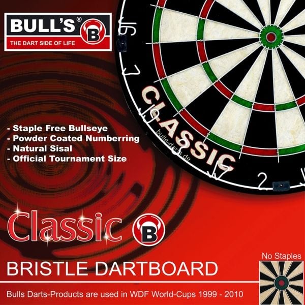 BULL'S Classic Bristle Dartboard