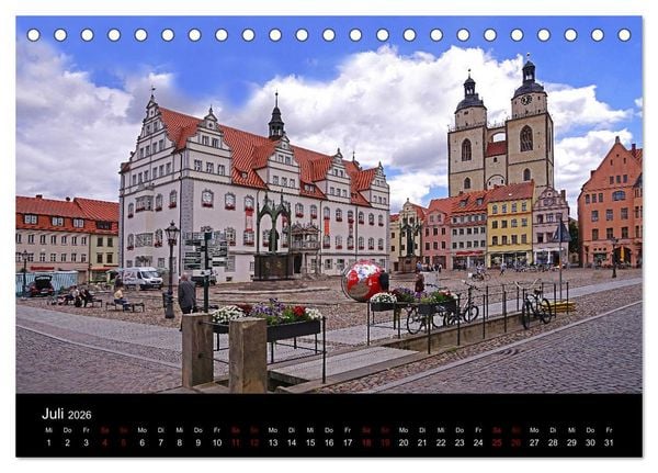 Produktbild: Elberadweg Coswig (Anhalt) (Tischkalender 2026 DIN A5 quer), CALVENDO Monatskalender