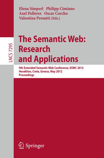 Produktbild: The Semantic Web: Research and Applications