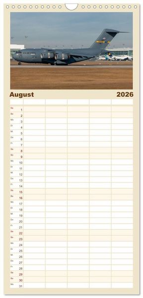Produktbild: Familienplaner 2026 - Die Faszination der Quadjets mit 5 Spalten (Wandkalender, 21 x 45 cm) CALVENDO