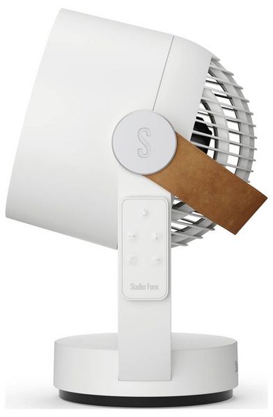 Produktbild: Stadler Form Leo 3D-Luftzirkulator 18W (L x B x H) 205 x 240 x 330mm Wei&szlig; Schwenkbar, Timer