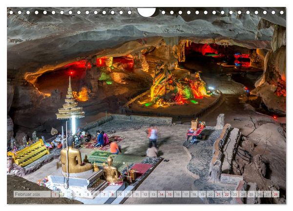 Produktbild: BUDDHA - Buddhistische Tempel in Nordthailand (Wandkalender 2026 DIN A4 quer), CALVENDO Monatskalender