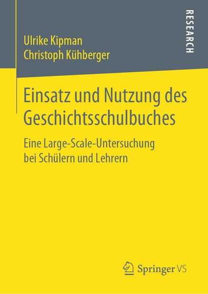 Produktbild: Einsatz und Nutzung des Geschichtsschulbuches