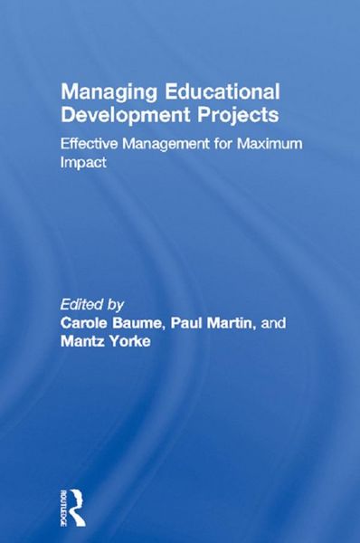 Produktbild: Managing Educational Development Projects