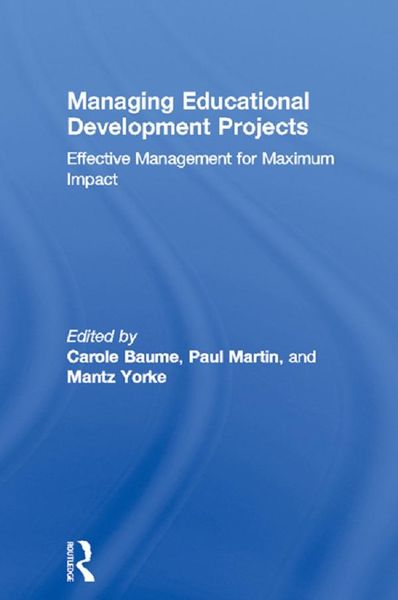 Produktbild: Managing Educational Development Projects